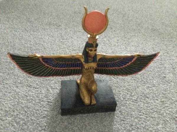 Image 1 of Statue of Egyptian Goddess Isis RA
