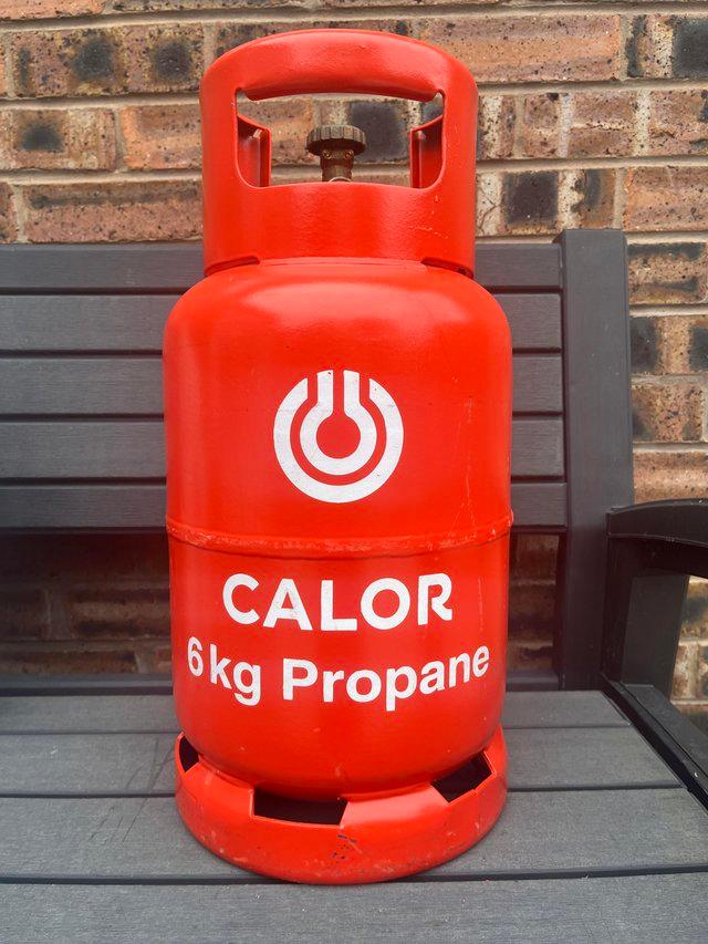 Preview of the first image of Calor 6kg red propane for sale.
