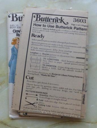 Image 1 of Butterick Dress/Trousers/Blouse Pattern 3603 - Size 10