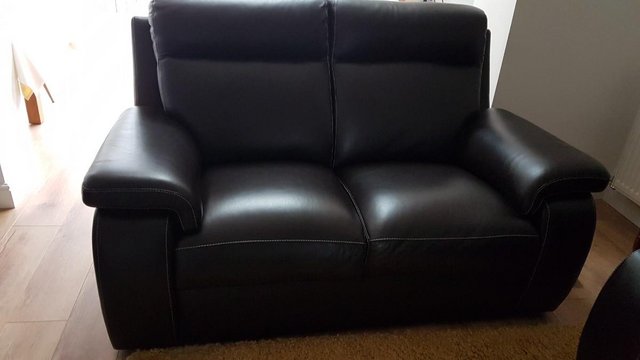 Image 3 of FURTHER REDUCTION -- 2 Seater + 3 Seater Leather sofas