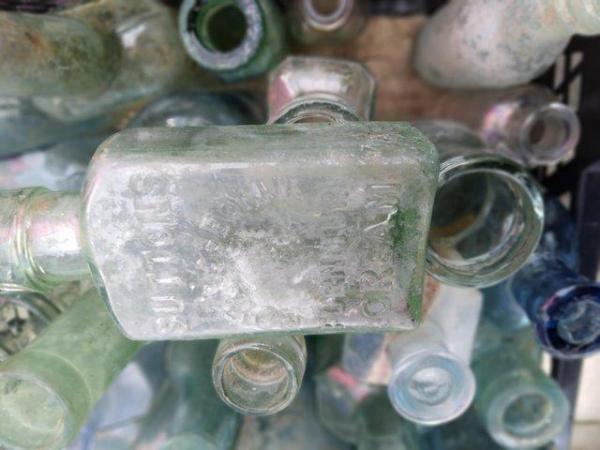 Image 2 of Victorian glass era bottles1890 to 1910uniqueprovenanc
