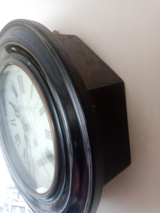 Preview of the first image of Antique Clock needs repair and restoring or for parts.