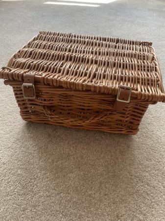 Image 3 of Wicker Picnic Basket for sale