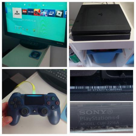 Image 1 of PS4 slim console and controller*REDUCED **