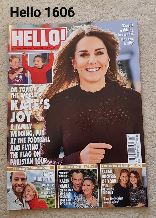 Preview of the first image of Hello Magazine 1606 - On Top Of The World - Kate's Joy.