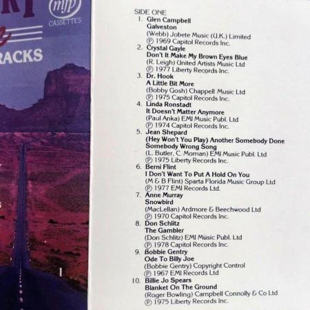 Image 3 of Country Scene 1982 compilation audio cassette tape.