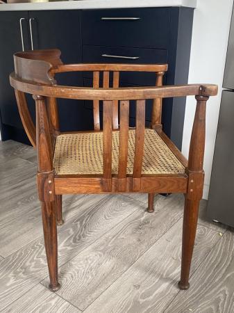 Image 3 of Vintage hardwood chair for sale