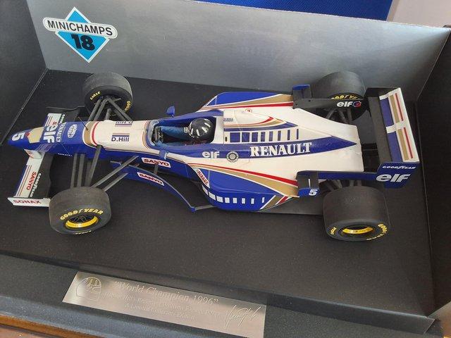 Preview of the first image of minichamps world champion 1996 Damon Hill.