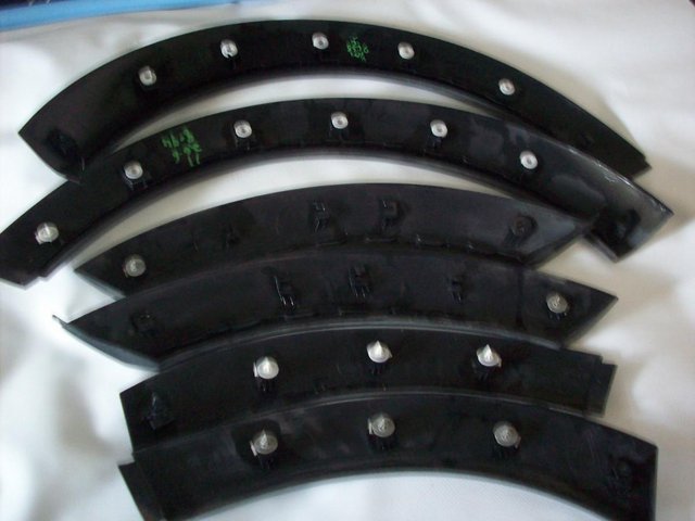 Preview of the first image of Full set used front Back Wheel Side Fender Arch Cover Trims.