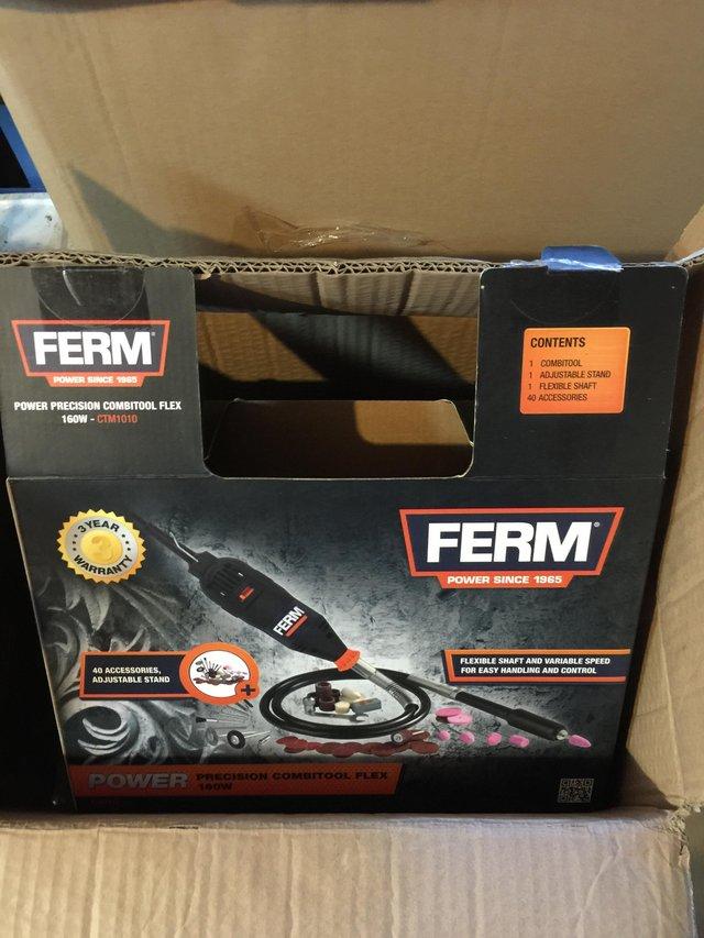 Preview of the first image of FERM CTM1010 Combitool - Multitool Combi Tool Rotary 160W Va.