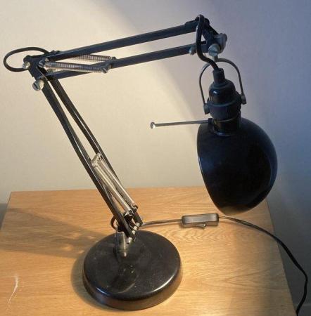 Image 1 of Ikea Black Adjustable Angle Lamp Used