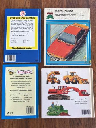 Image 3 of 4 vintage children's vehicle books - diggers, cars, etc.