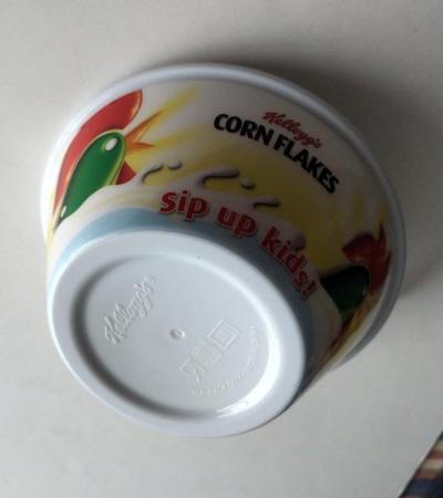 Image 2 of Kelloggs Collectible Sip Up Kids! Cereal Bowl 2012