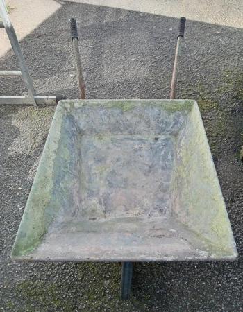 Image 3 of Metal Wheelbarrow with solid Tyre.