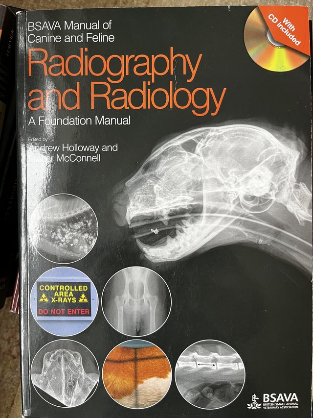 Preview of the first image of BSAVA manual of canine and feline Radiography and Radiology.