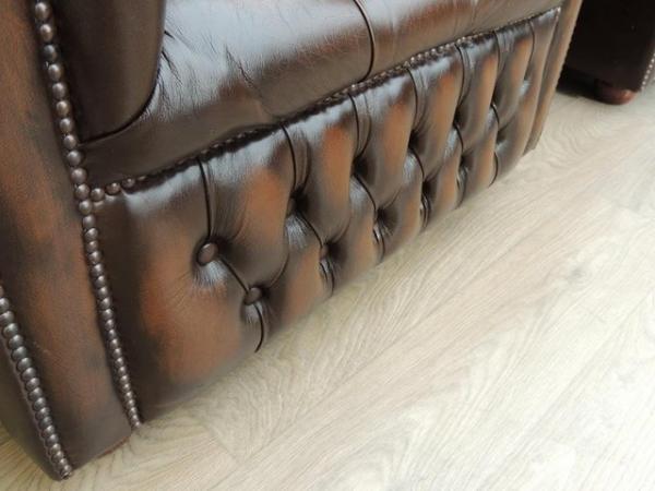 Image 14 of Pair of Fully Buttoned Chesterfield Armchairs (UK Delivery)