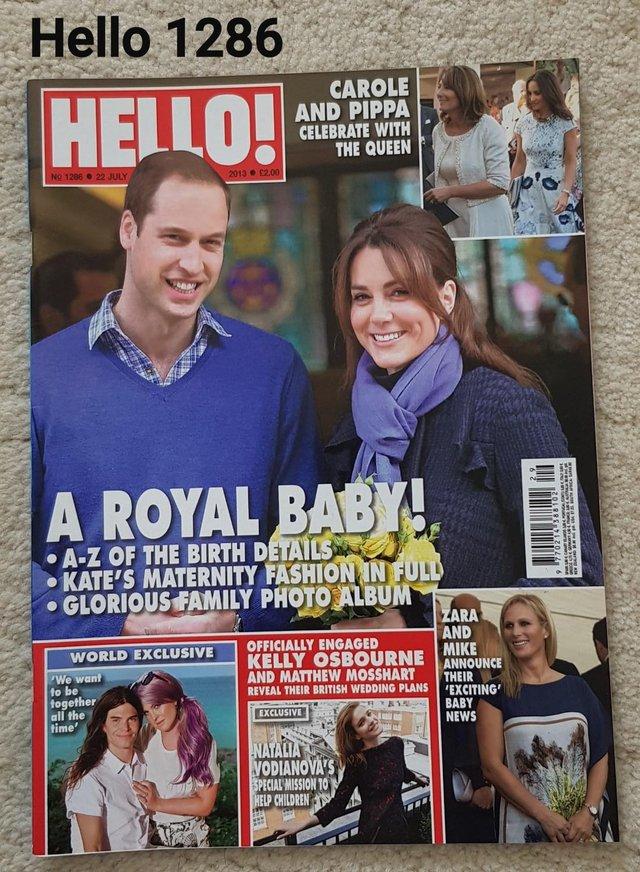 Preview of the first image of Hello Magazine 1286 - A Royal Baby! A to Z of a Royal Baby.