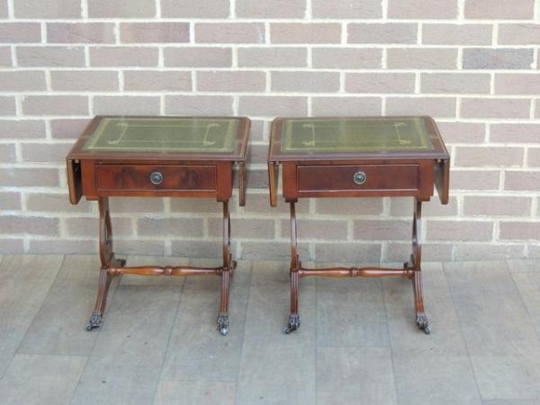 Image 3 of Pair of Extendable Side Tables (UK Delivery)