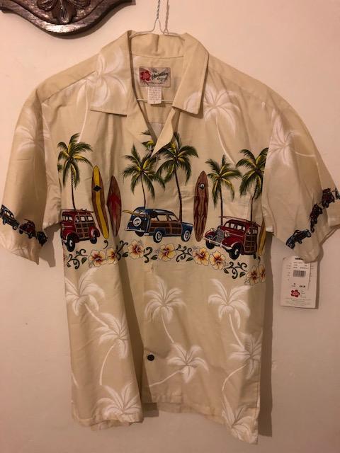 Preview of the first image of Authentic Hawaiian Shirt, NWT.