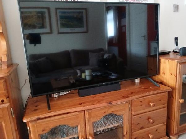 Image 1 of Solid Pine TV/DVD cabinet