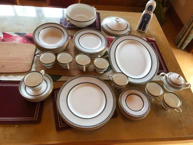 Preview of the first image of Wedgwood Colonnade bone china set.