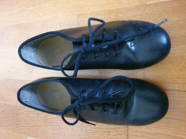 Image 2 of Capezio size 4/37 black tap shoes