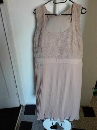Image 1 of Simply Be Evening Dress 22 Nude