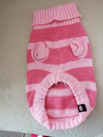 Image 5 of Pink puppy or small dog coat make TRIXIE size XS