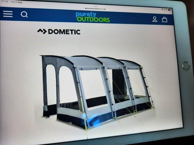 Preview of the first image of Dometic Rally lightweight poled Awning.