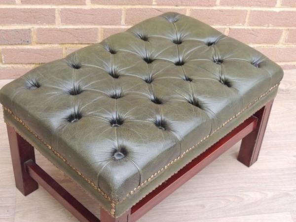 Image 7 of Chesterfield Vintage Footstool H Frame (UK Delivery)