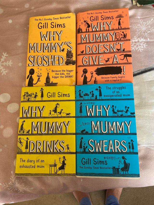 Preview of the first image of Hill Sims ‘Why Mummy’ books set of four.