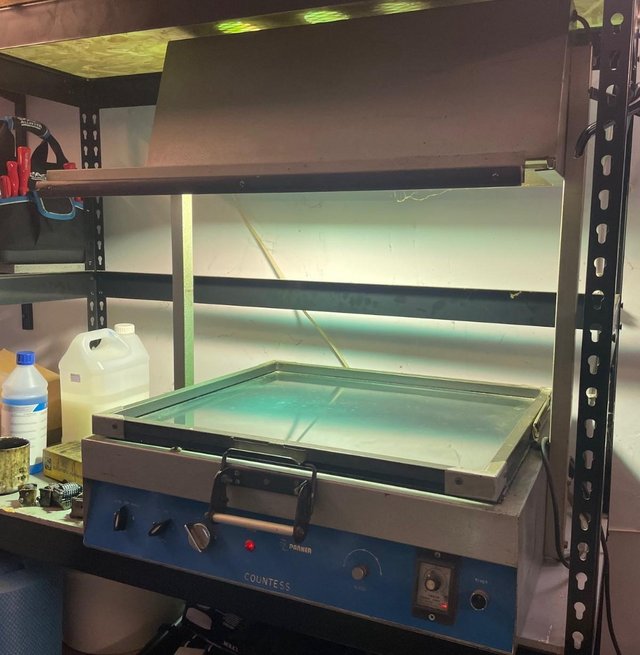 Preview of the first image of Parker Countess UV lamp Print down frame platemaker.