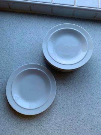 Image 1 of 8 x White by Denby Side/Tea Plates