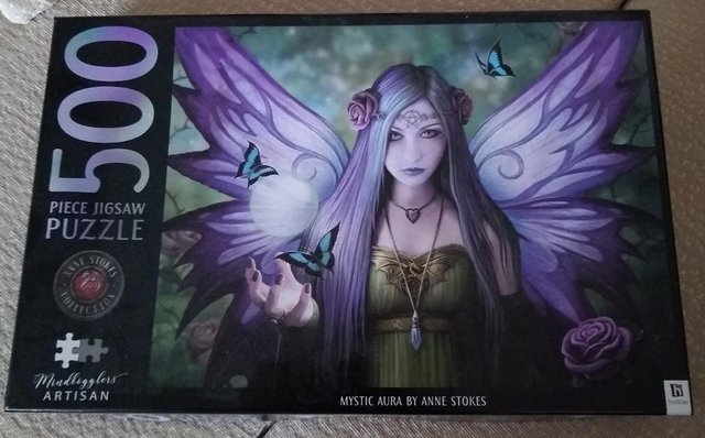 Preview of the first image of Mystic Aura 500 piece puzzle - new.