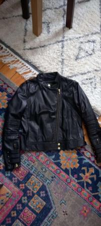 Image 3 of LEATHER Jacket . MANGO brand