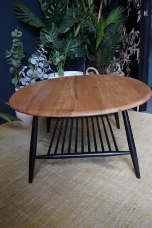 Image 14 of Ercol Solid Elm Coffee Table Model 422 Lucian Ercolani 1960
