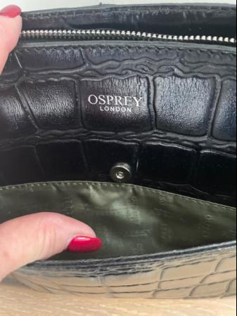 Image 6 of OSPREY LONDON Black Leather Handbag