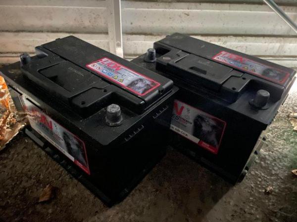 Image 3 of 2 batteries from a Ford Transit