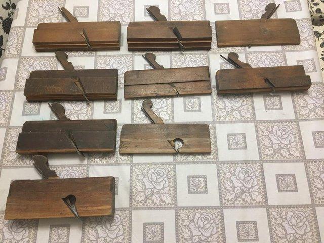Preview of the first image of Antique - Vintage Woodworking E.Key Moulding Planes.