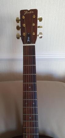 Image 3 of Genuine Old Fender acoustic / electric guitar.