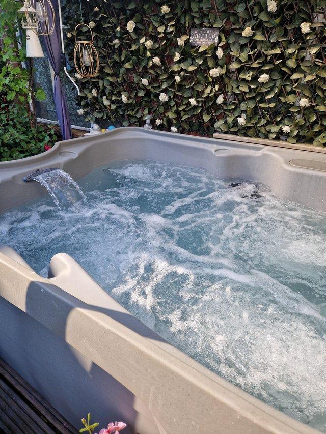 Preview of the first image of Azure grey hot tub for sale.