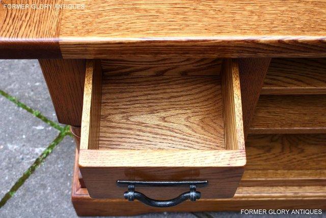 Image 64 of AN OLD CHARM FLAXEN OAK CORNER TV CABINET STAND MEDIA UNIT