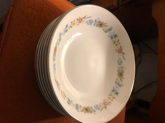 Preview of the first image of ROYAL  DOULTON     PASTORALE      BONE  CHINA 6  CEREALBOWLS.
