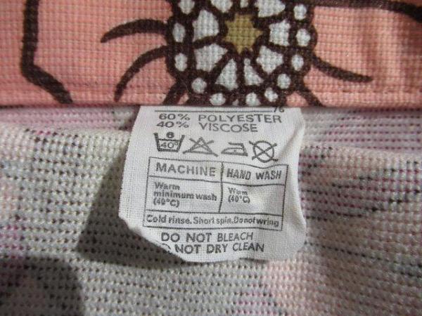 Image 3 of Floral Bedspread/Throw Double – Vintage 1960/70 – New