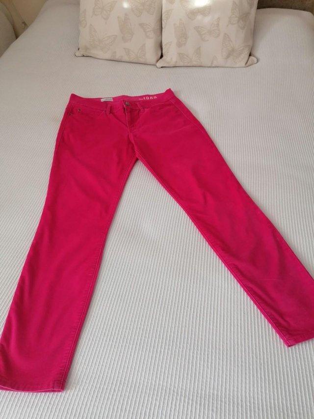 Preview of the first image of LADIES PINK LEGGING JEANS GAP 12 UK.
