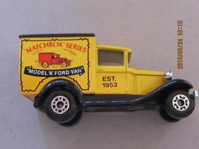 Preview of the first image of Rare matchbox model 'A' ford van.