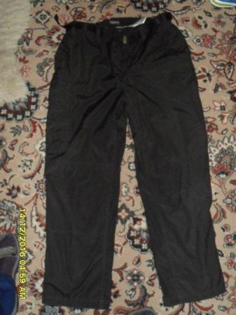 Image 2 of men's winter trousers. With zip pockets