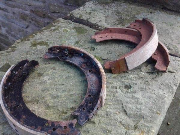Image 2 of Landrover spares -brakeshoes for  Series 2&3