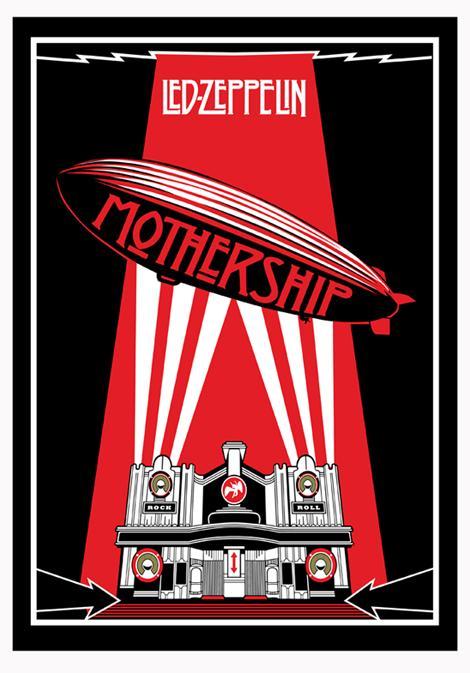 Preview of the first image of LED ZEPPELIN MOTHERSHIP COMPILATION ALBUM 2007 POSTER.