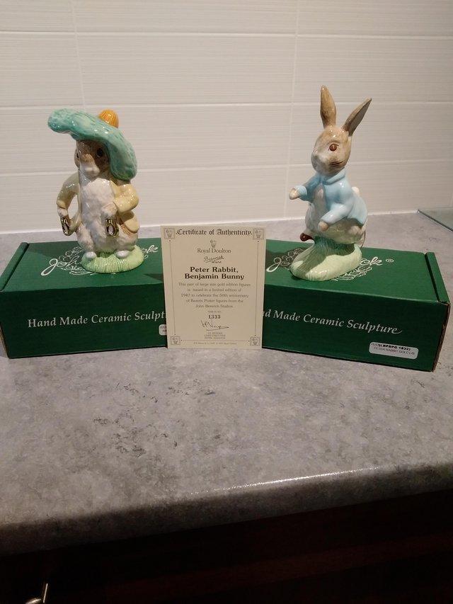 Preview of the first image of ROYAL DOULTON Beswick Beatrix Potter LS 1947 Anniv Figures.